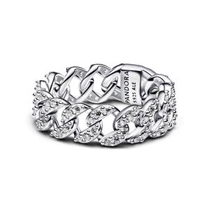 Juwelier Schell 176240 Pandora Ring Kubanische Kette 193557C01-54