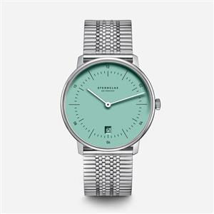 Juwelier Schell 177196 Sternglas Armbanduhr Naos Türkis/Silber S01-NA37-ME08