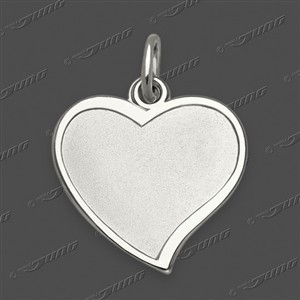 Juwelier Schell 177328 Jung Anhänger Gravurplatte Herz 46-0028
