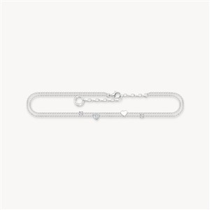 Juwelier Schell 177905 Thomas Sabo Fußkettchen Herzen & Steine AK0040-051-14-L27V