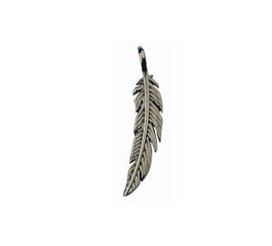 Juwelier Schell 141092 Traumfänger Anhänger Feder Grau Klein TF03SGR