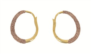 Juwelier Schell 178667 Pesavento Creolen Shiny Gelbgold + Polvere Giallo Nardò WPSCO406