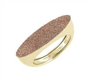 Juwelier Schell 178686 Pesavento Ring Shiny Gelbgold + Polvere Giallo Nardó WPSCA480M