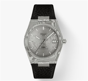 Juwelier Schell 179466 Tissot Armbanduhr PRX Damaszenerstahl 38mm T1378079608100