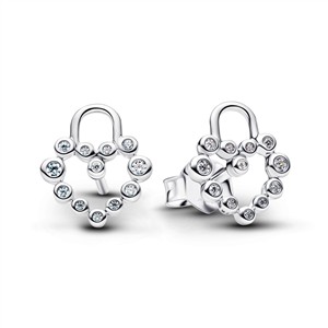 Juwelier Schell 179617 Pandora Ohrstecker Herzschloss 294419C01