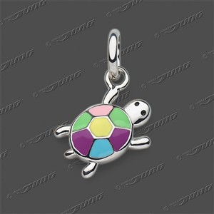 Juwelier Schell 179827 Jung Anhänger Bunte Schildkröte 40-0079