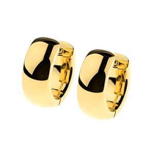 Juwelier Schell 179878 Ernstes Design Scharniercreolen Breit 12mm E639