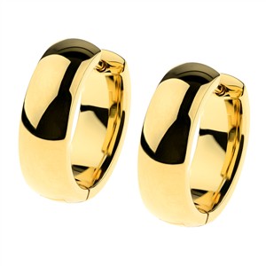 Juwelier Schell 179879 Ernstes Design Scharniercreolen Poliert E657