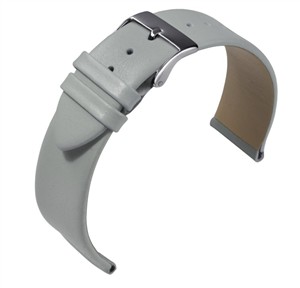 Juwelier Schell 179914 Eulit Uhrenband Nappa Hellgrau/Silber 341114132