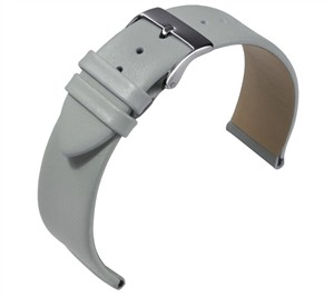 Juwelier Schell 179916 Eulit Uhrenband Nappa Hellgrau/Silber 341616132