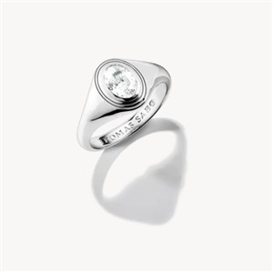 Juwelier Schell 180000 Thomas Sabo Ring mit ovalem Stein Bold Elegance TR2523-051-14-52