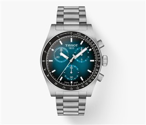 Juwelier Schell 179853 Tissot Armbanduhr PR516 40mm Petrolblau T1494171104101