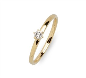 Juwelier Schell 180120 Diara Studios Solitärring Krappe DS2120G/50