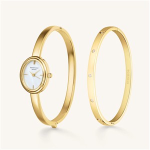 Juwelier Schell 180181 Rosefield Set Armbanduhr Bangle + Armreif Kristall BWGCG-X293
