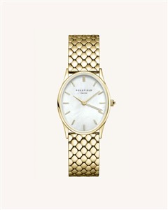 Juwelier Schell 180176 Rosefield Armbanduhr Oval Perlmutt Gold OWGSG-OV01