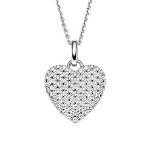Juwelier Schell 180225 Viventy Kette mit Anhänger Herz Pavé 787362