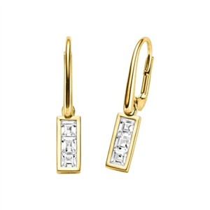 Juwelier Schell 180233 Viventy Creolen mit Anhänger Carré 788334