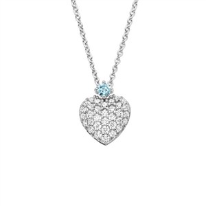 Juwelier Schell 180245 Viventy Kette mit Anhänger Herz Pavé 789248