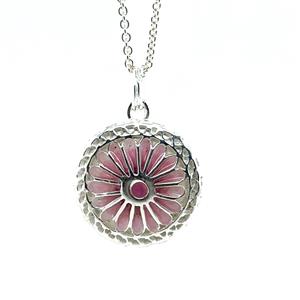 Juwelier Schell 180192 B. Haas Anhänger Linse Filigran Olimpia Media Neu 20mm 3558-2 AG L