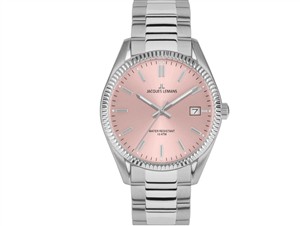 Juwelier Schell 173464 Jacques Lemans Armbanduhr Derby Rosa/Silber 50-4G