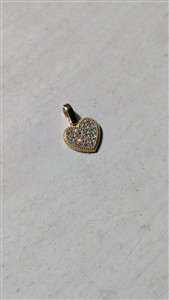 Juwelier Schell 180304 TC Gold Anhänger Herz Pavé AnhängerHerzPavé