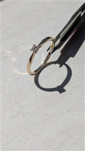 Juwelier Schell 180307 TC Gold Solitärring RG097702-01-214