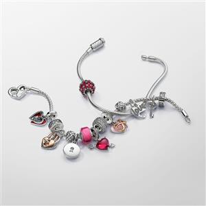 Pandora Moments Charm Pinkes Muranoglas – Bild 6