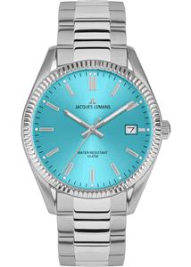 Juwelier Schell 173452 Jacques Lemans Armbanduhr Derby Türkis 50-3D
