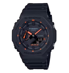Juwelier Schell 180336 Casio Armbanduhr G-Shock Classic Utility Black Orange GA-2100-1A4ER