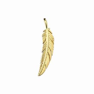 Juwelier Schell 142701 Traumfänger Anhänger Feder Gold Klein TF03SGO