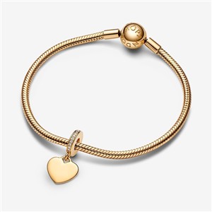 Pandora Moments Charm Gravierbares Herz – Bild 5