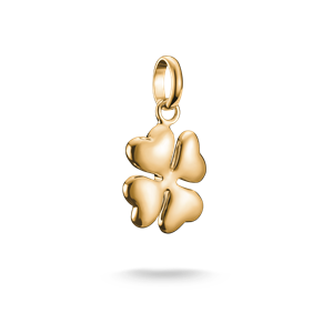 Juwelier Schell 177769 Thomas Sabo Charm Goldenes Glückskleeblatt CC1236-413-39