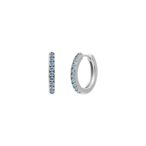 Juwelier Schell 178710 Xenox Creolen Hellblau XS91795