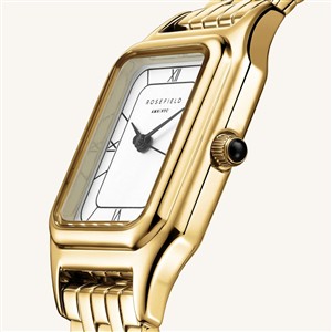 Rosefield Armbanduhr Ivy Weiß Gold – Bild 2