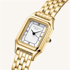 Rosefield Armbanduhr Ivy Weiß Gold – Bild 5