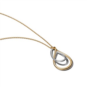 Juwelier Schell 180424 Pandora Kette mit Anhänger Organisch Bicolor 364668C00-50