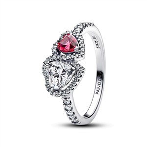 Juwelier Schell 180498 Pandora Ring Zwei Herzen 193662C01-48