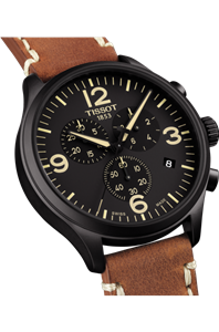 Tissot Armbanduhr Chrono XL Schwarz/Braun – Bild 2