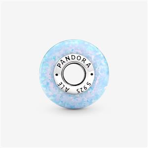 Pandora Moments Charm Ozeanblauer Opal – Bild 3