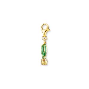 Thomas Sabo Charm-Anhänger grüner Kaktus vergoldet – Bild 2