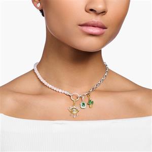 Thomas Sabo Charm-Anhänger grüner Kaktus vergoldet – Bild 3