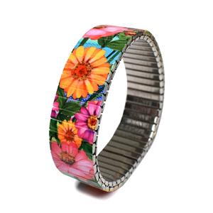 Banded Bracelets Armband Calaveras - Marigold Ofrenda - 18mm – Bild 2