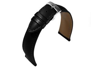 Juwelier Schell 174917 Eulit Uhrenband Kalb Resisto Schwarz/Silber 892619102