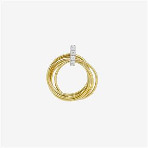 Juwelier Schell 176644 Star Diamant Anhänger Ringe D3366G