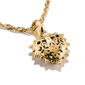 Thomas Sabo Charm Goldenes Vintage-Herz – Bild 3