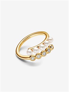 Pandora Offener Ring Steine & Perlen – Bild 2