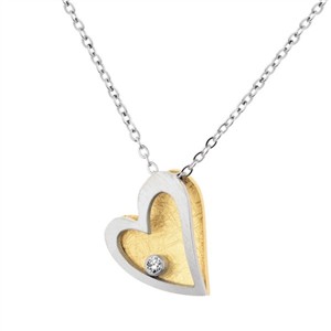 Juwelier Schell 178644 Ernstes Design Kette mit Anhänger Herz K816.42