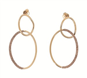 Juwelier Schell 178675 Pesavento Ohrringe Shiny Gelbgold + Polvere Giallo Nardó WPSCO431