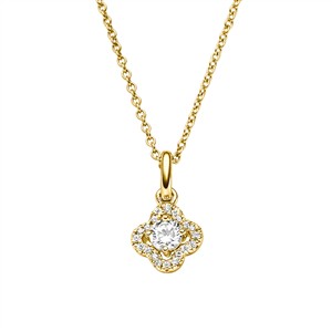 Juwelier Schell 179294 Viventy Kette mit Anhänger Kleeblatt 787752