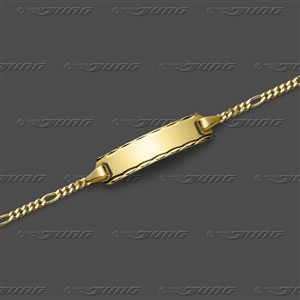 Juwelier Schell 150489 Jung ID-Armband Figarokette 91.0114